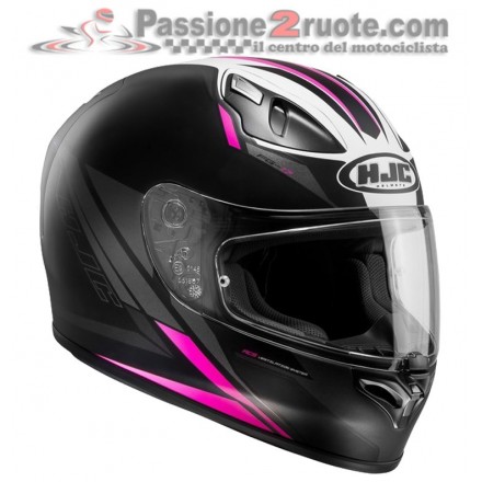 Casco integrale donna moto Hjc Fg17 Valve Mc8 black fucsia nero fuxia lady woman Helmet casque