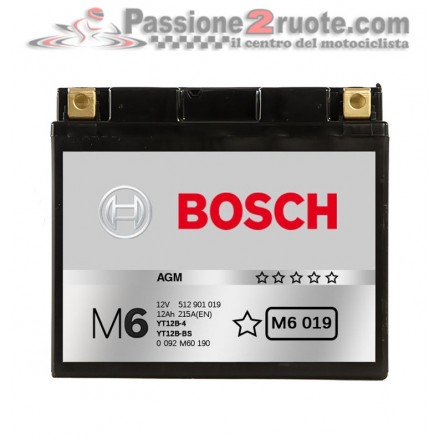Batteria YT12B-4 YT12B-BS Bosch M6 019 Aprilia