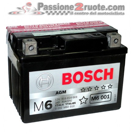 Batteria YT4L-4 YT4L-BS Bosch M6 001 Suzuki