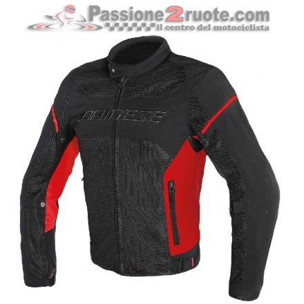 Giacca moto Dainese Air Frame D1 Tex Nero Rosso jacket