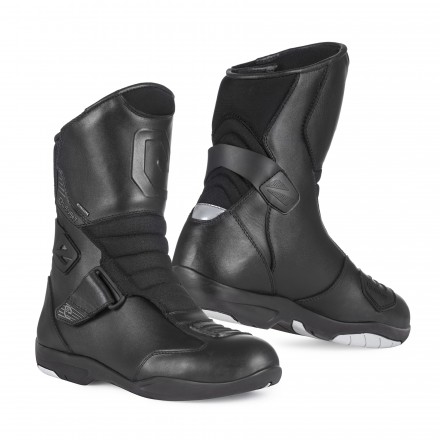 Stivali moto touring adventure impermeabile Eleveit T OX Wp nero black waterproof boots