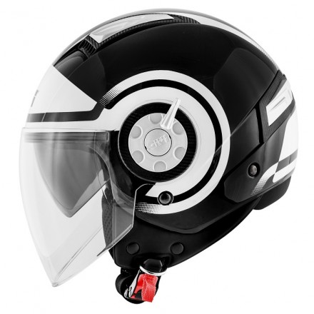 Casco Givi 111 Air Jet-R Round nero bianco black white Helmet casque