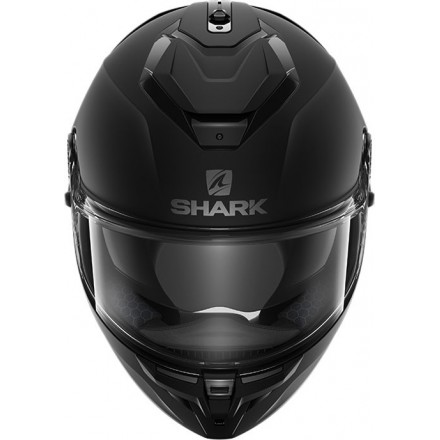 Casco integrale moto fibra Shark Spartan Gt nero opaco black matt helmet casque
