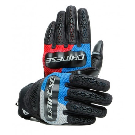 Guanti moto Dainese D-Explorer 2 nero grigio rosso blu black Glacier-Gray Blue Lava-Red gloves