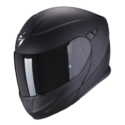Casco modulare moto Scorpion Exo-920 Evo nero opaco black matt flip up helmet casque