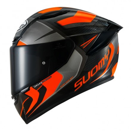 Casco Suomy TX-PRO Carbon ADVANCE arancione orange FLUO helmet casque