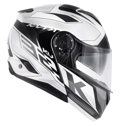 Casco Kappa Kv32 Orlando Mixer bianco nero white black flip up Helmet