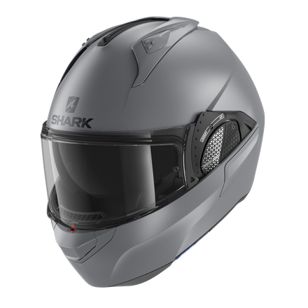 Casco modulare apribile reversibile moto Shark Evo GT antracite opaco matt helmet casque