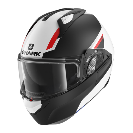 Casco  Shark Evo GT SEAN white Black Red helmet casque