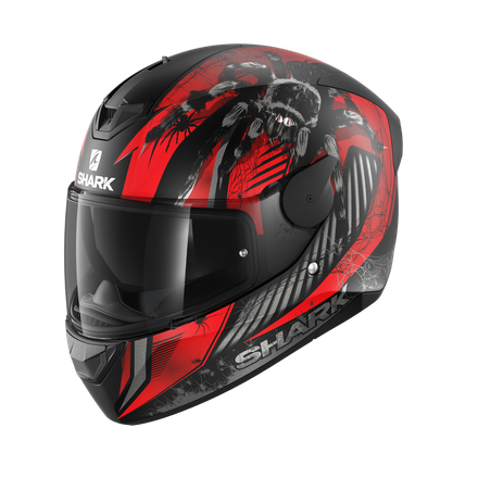 Casco integrale moto Shark D-Skwal 2 ATRAXX Mat Black Red Anthracite helmet casque