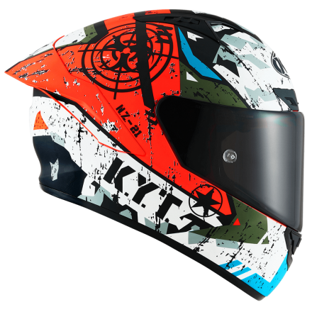Casco KYT NZ RACE Blazing RED helmet casque