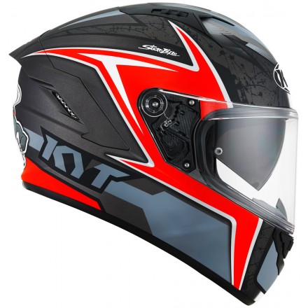 Casco integrale moto KYT NF-R Mindset rosso red Helmet casque
