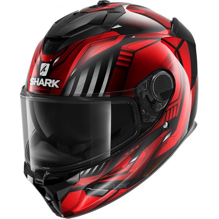 Casco integrale fibra moto Shark Spartan GT Replikan rosso cromato red helmet casque