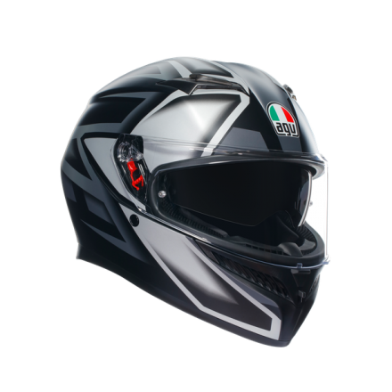 Casco Agv K3 Compound nero opaco grigio matt black grey E2206 helmet casque