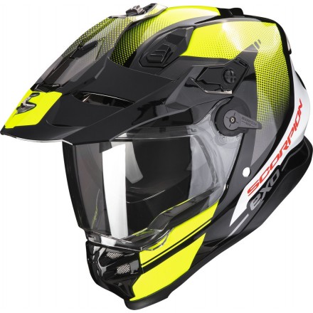 Casco integrale enduro touring adventure moto Scorpion ADF-9000 TRAIL giallo yellow Helmet casque
