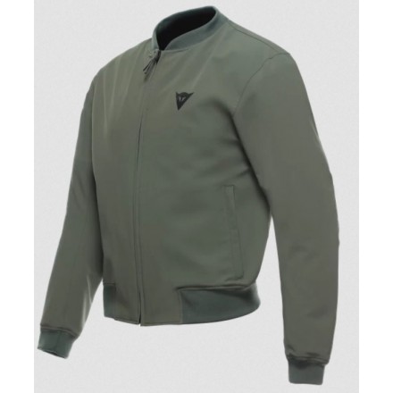 GIACCA BOMBER antivento Dainese BHYDE NO-WIND TEX verde militare green JACKET