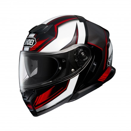 Casco modulare moto Shoei Neotec 3 GRASP Tc-5 nero bianco rosso black white red flip up helmet casque