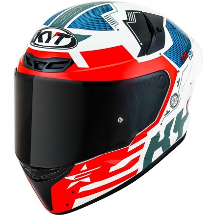 Casco integrale KYT TT Course Fuselage Red helmet casque