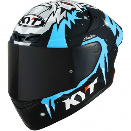 Casco integrale KYT TT Course Replica Jaume Masia Winter Test Matt helmet casque