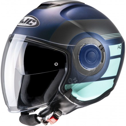 Casco jet Hjc i40 Spina BLU MC2SF Helmet casque