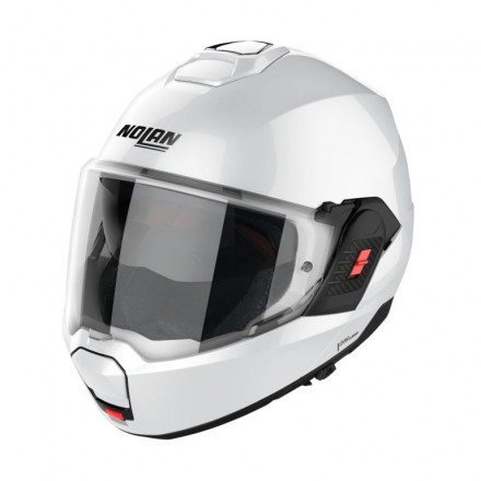 CASCO moto Nolan N120-1 BIANCO WHITE 5 modulare REVERSIBILE moto flip back helmet casque