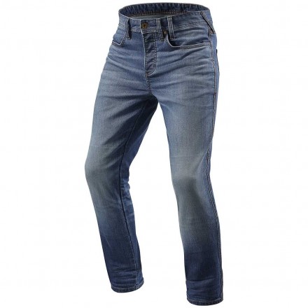 Jeans pantalone moto Rev'it Piston medium blu trouser pant
