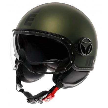 Casco Momo Design FGTR Evo E2206 MATT GREEN BLACK helmet casque
