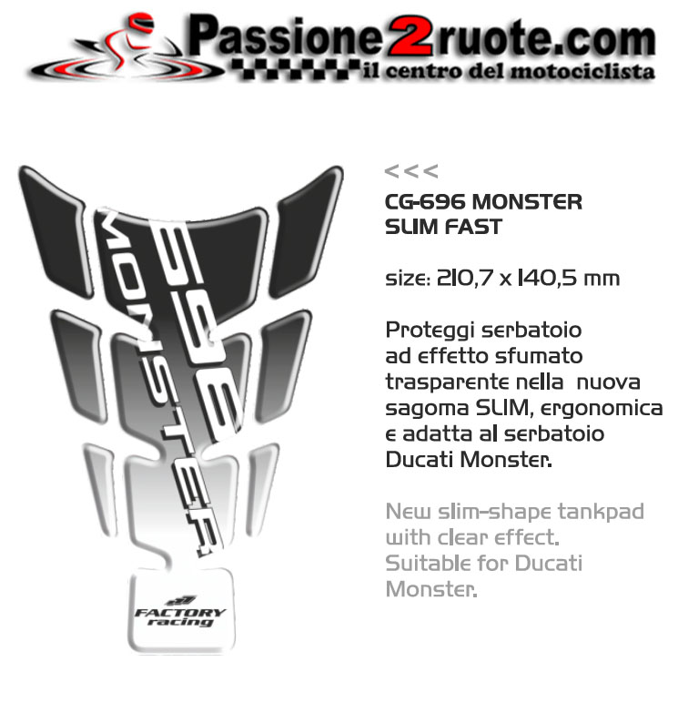 Paraserbatoio Print Ducati Monster 696