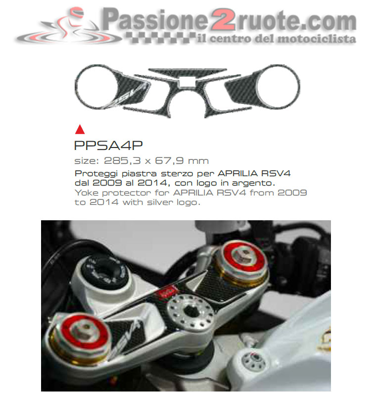 Proteggi Piastra Sterzo Print Aprilia Rsv4