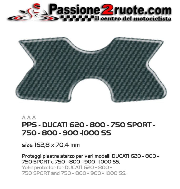 Proteggi Piastra Sterzo Print Ducati 620 750 800 900 1000 s ss