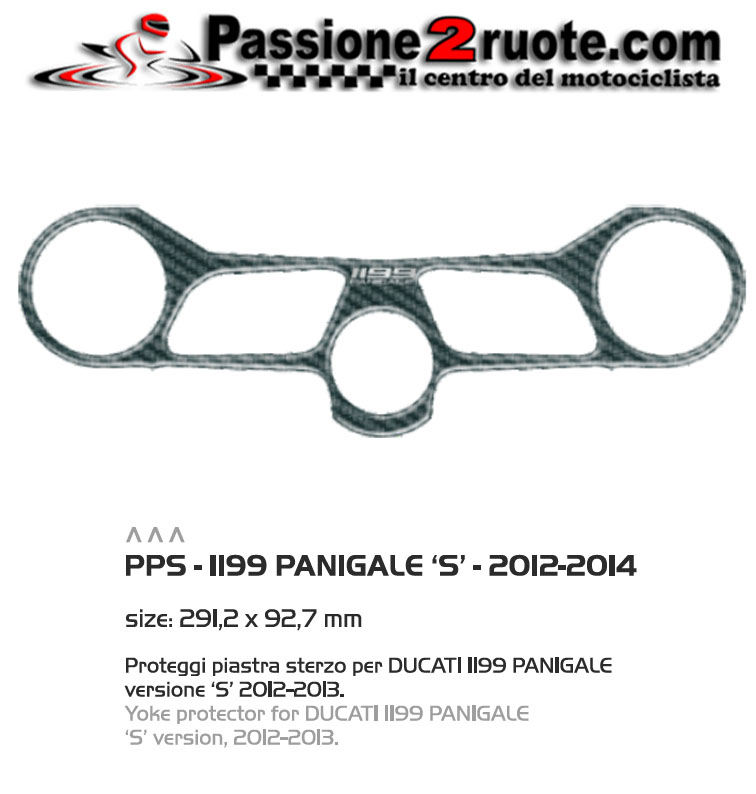 Proteggi Piastra Sterzo Print Ducati 1199 Panigale S