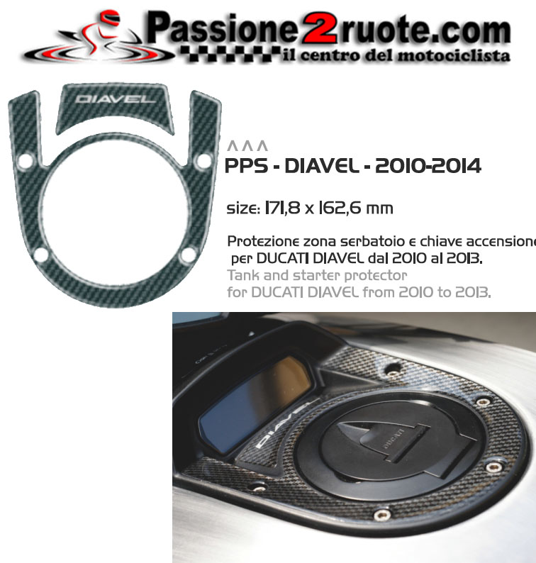 Proteggi serbatoio chiave accensione Print Ducati Diavel