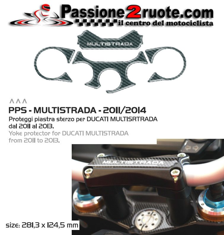 Proteggi Piastra Sterzo Print Ducati Multistrada