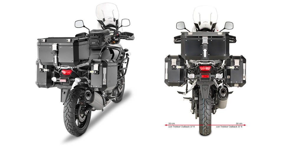 Telaietti laterali Givi PL3105CAM Suzuki DL 1000 V-Strom (14)
