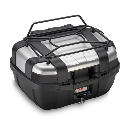Portapacchino metallico nero Givi E142B per bauletto TRK52N Trekker 52