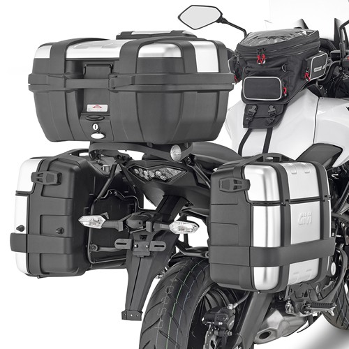 Telaietti laterali Kawasaki Versys 650 dal 2015 al 2020 Givi PL4114 + 4114KIT side frame kit