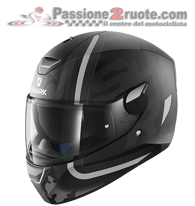 Casco Shark Skwal Cargo Matt Black Anthracite Silver