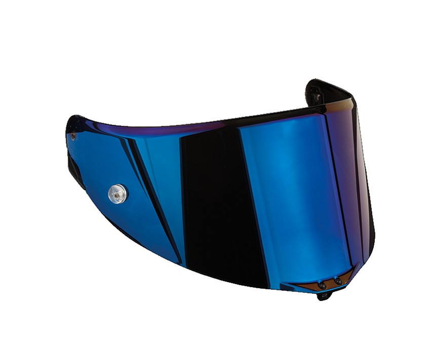 Visiera specchiata specchio blu dorata iridium blue casco Agv Race 3 Pista Gp R Corsa R Gt Veloce S visor helmet