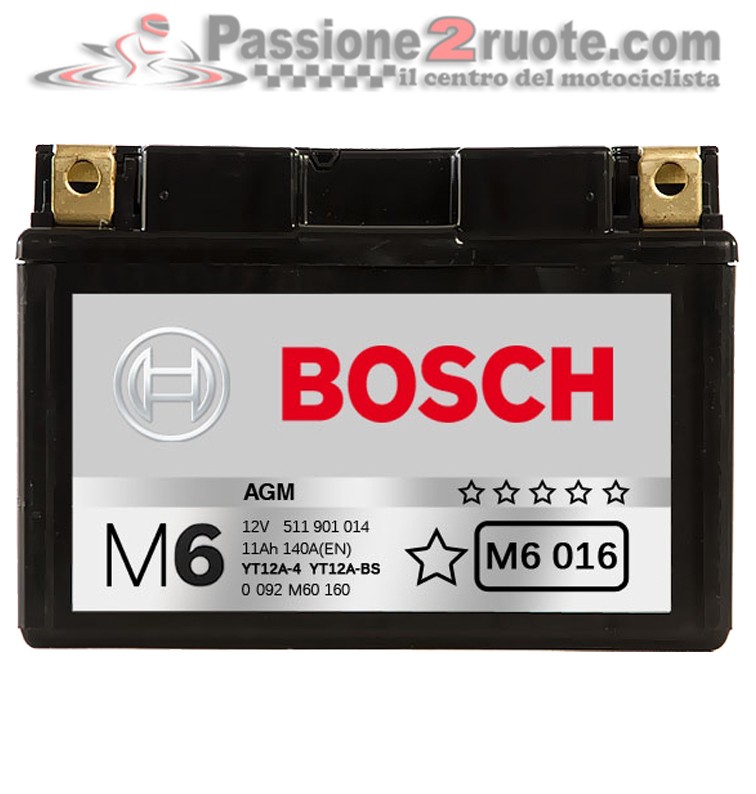 Batteria 12V 11Ah 140A(EN) Bosch M6 016