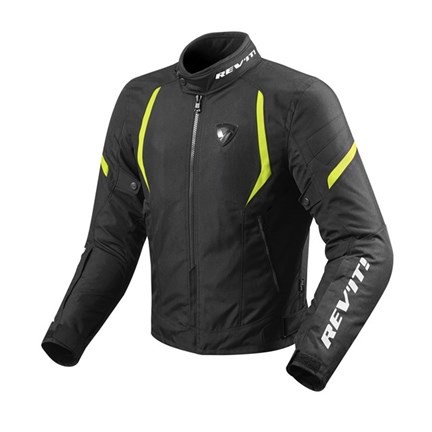 Giacca moto Revit Rev'it Jupiter 2 man Black yellow jacket