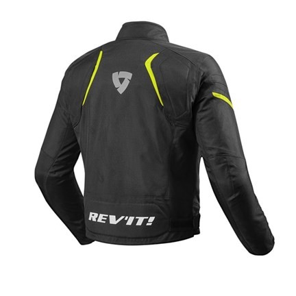 Giacca moto Revit Rev'it Jupiter 2 man Black yellow jacket