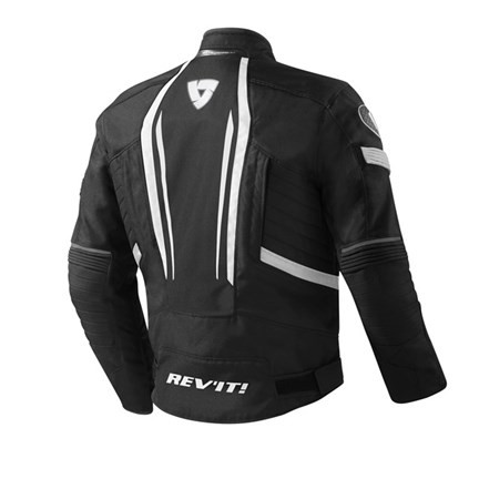 Giacca giubbotto moto RevIt Raceway Black White jacket