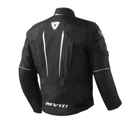 Giacca moto sportiva impermeabile Rev'it Shield Nero black waterproof jacket