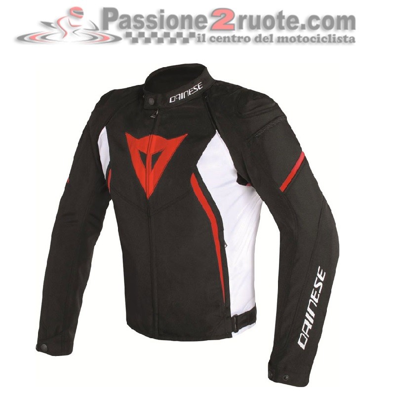 Giacca Dainese Avro D2 Tex Nero Bianco Rosso