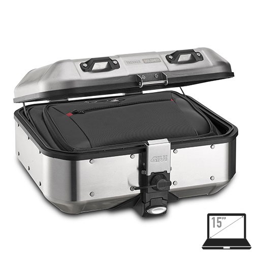 Bauletto Valigia laterale Monokey Givi DLM30A Trekker Dolomiti alluminio top side case 30 liters