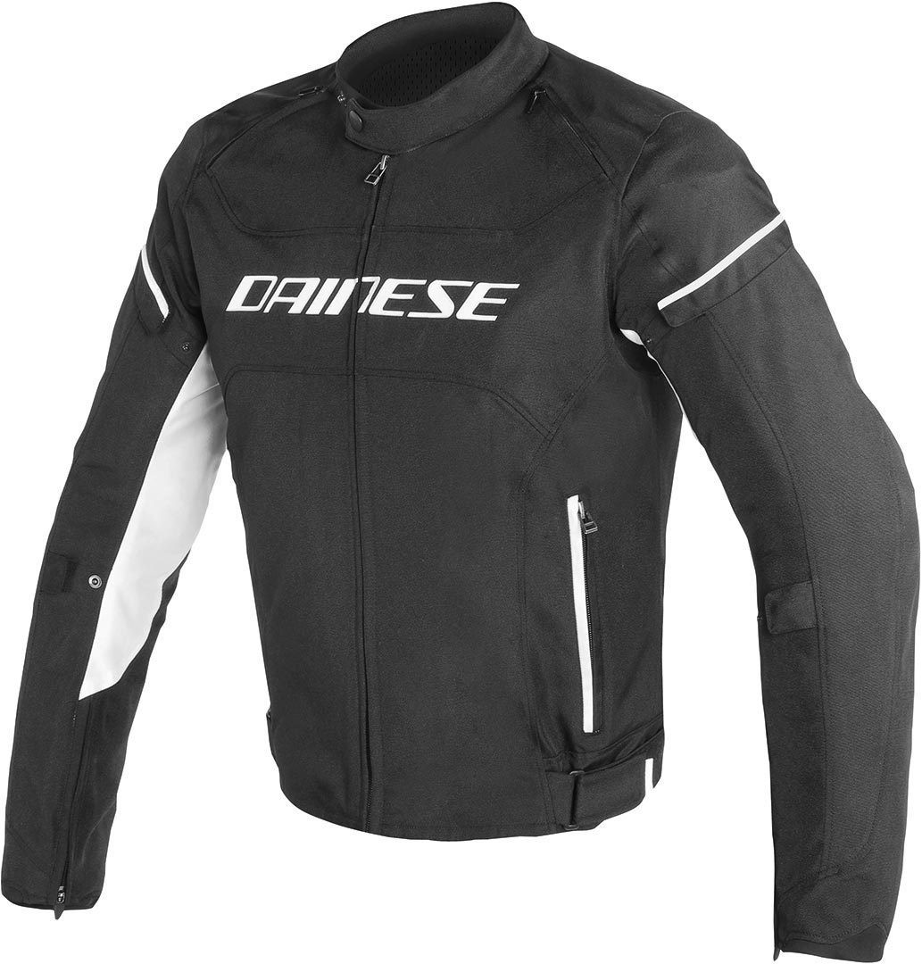 Giacca moto Dainese D-frame Tex nero bianco black white man jacket