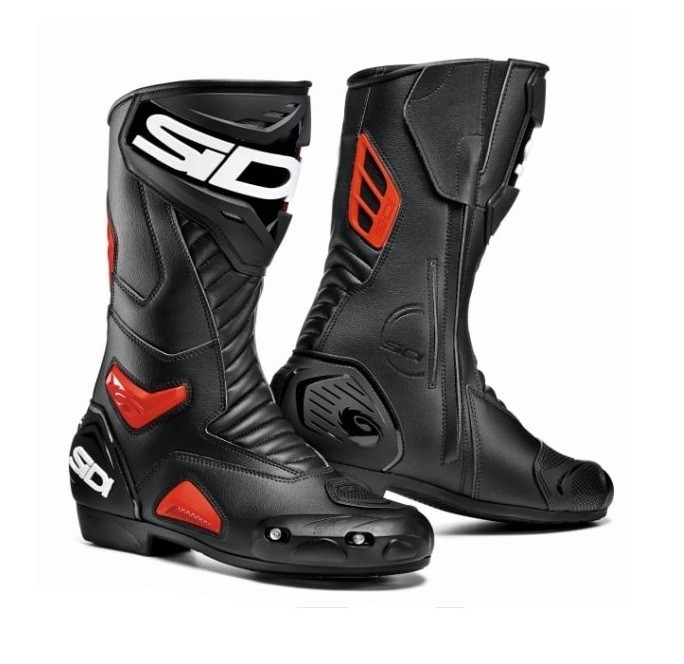 Stivali stivale racing pista corsa moto Sidi Performer nero rosso boots