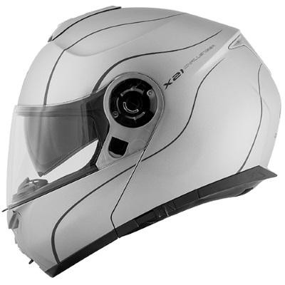 Casco modulare Givi HX21 Challenger Argento Opaco Antracite