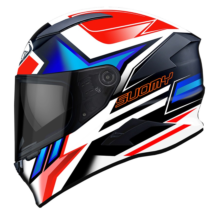 Casco Suomy Speedstar Asymmetric Blu Red
