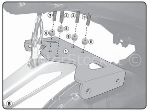 Kit specifico givi 1152KIT honda cb 500 F 16-17